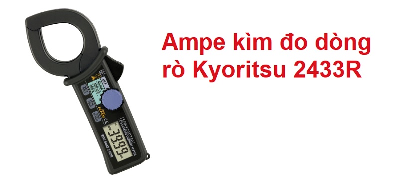 Kyoritsu 2433R đo dòng điện AC ở dải đo 40/400A