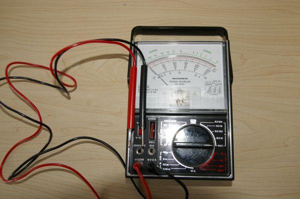 Dùng đồng hồ VOM đo dòng điện