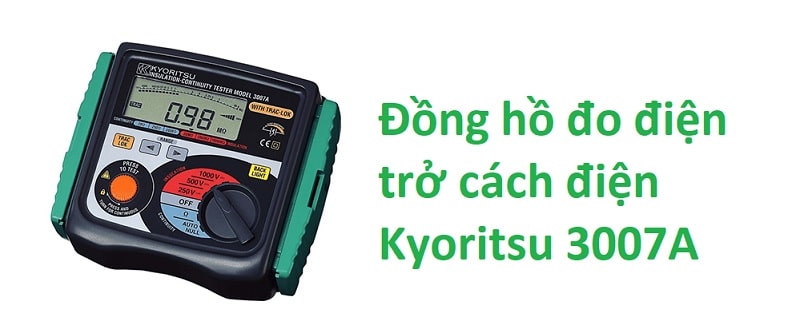 Kyoritsu 3007A có thiết kế gọn nhẹ, hiện đại, độ bền cao