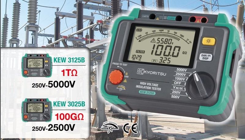 Kyoritsu 3125B mang thiết kế chắc chắn, dễ sử dụng