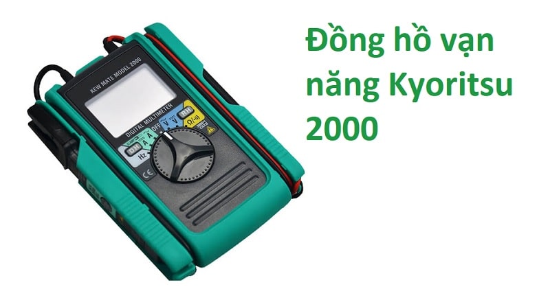 Đồng hồ vạn năng Kyoritsu 2000 có thiết kế nhỏ gọn, hiện đại