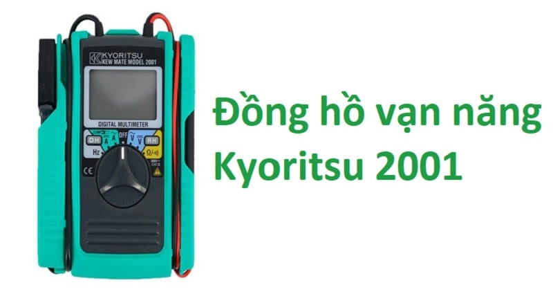 Đồng hồ vạn năng Kyoritsu 2001 có khả năng đo điện linh hoạt