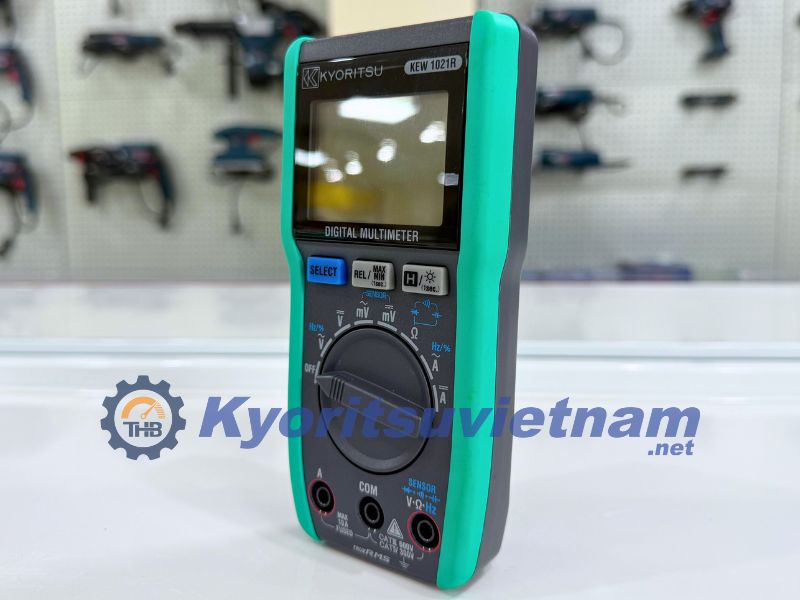 Đồng hồ vạn năng Kyoritsu 1021R được trang bị màn hình rộng