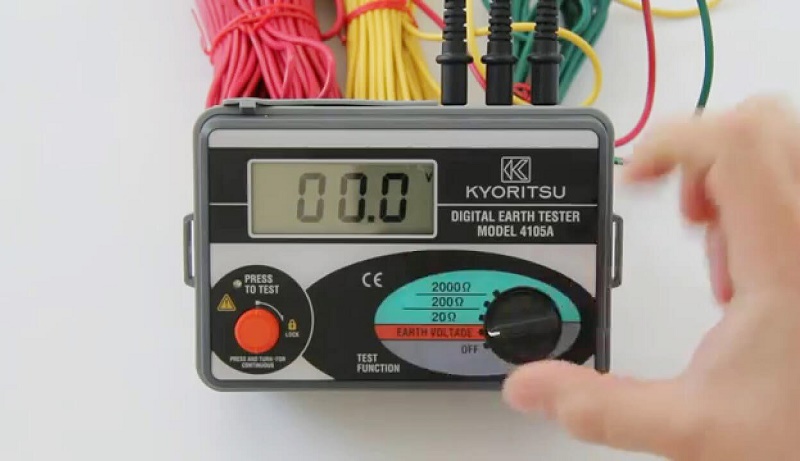 Kyoritsu 4105A đo điện trở đất chính xác, sai số thấp