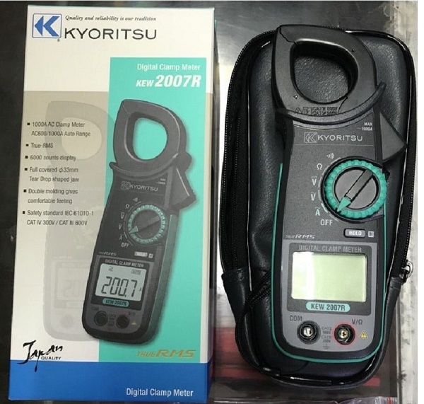 Ampe kìm Kyoritsu 2007R hỗ trợ đo tụ điện