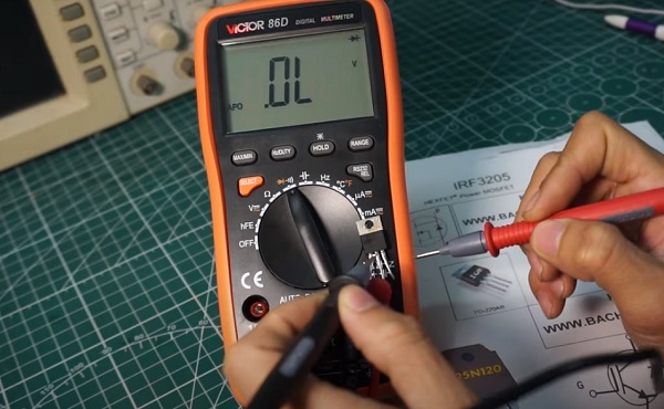 Cách đo mosfet bằng đồng hồ điện tử