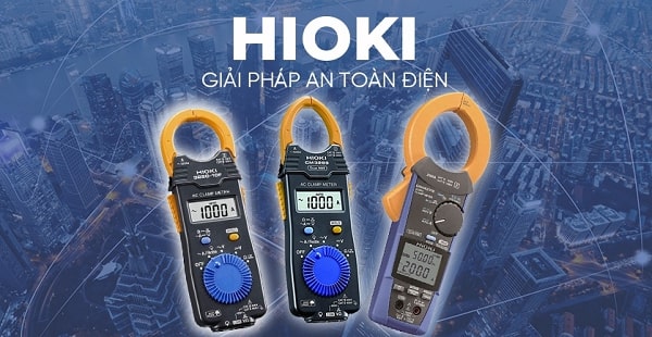 Hãng Hioki cung cấp các loại ampe kìm chất lượng