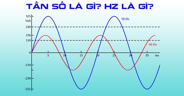Đơn vị tần số là Herzt (Hz)