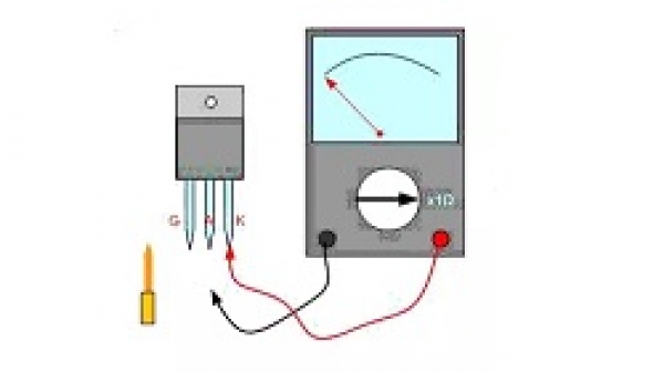 Cách đo và kiểm tra Thyristor SCR công suất bằng đồng hồ vạn năng