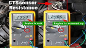 Cách kiểm tra cảm biến nhiệt độ nước làm mát bằng đồng hồ vạn năng